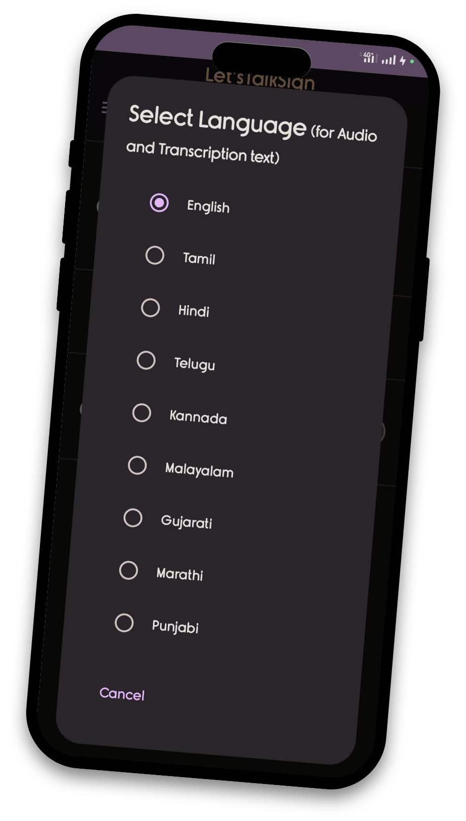 Get Interpretation in 9 Indian Languages