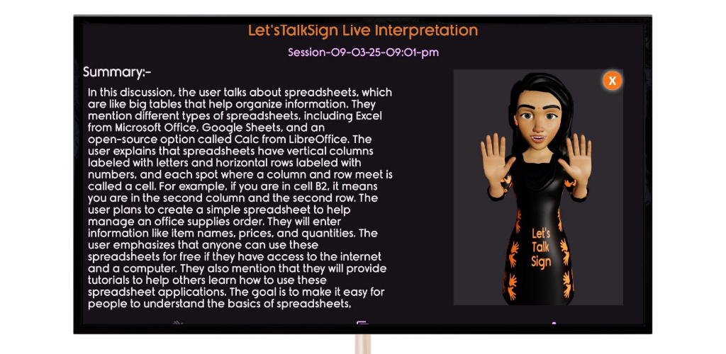 Save Sessions and Summarize Content
