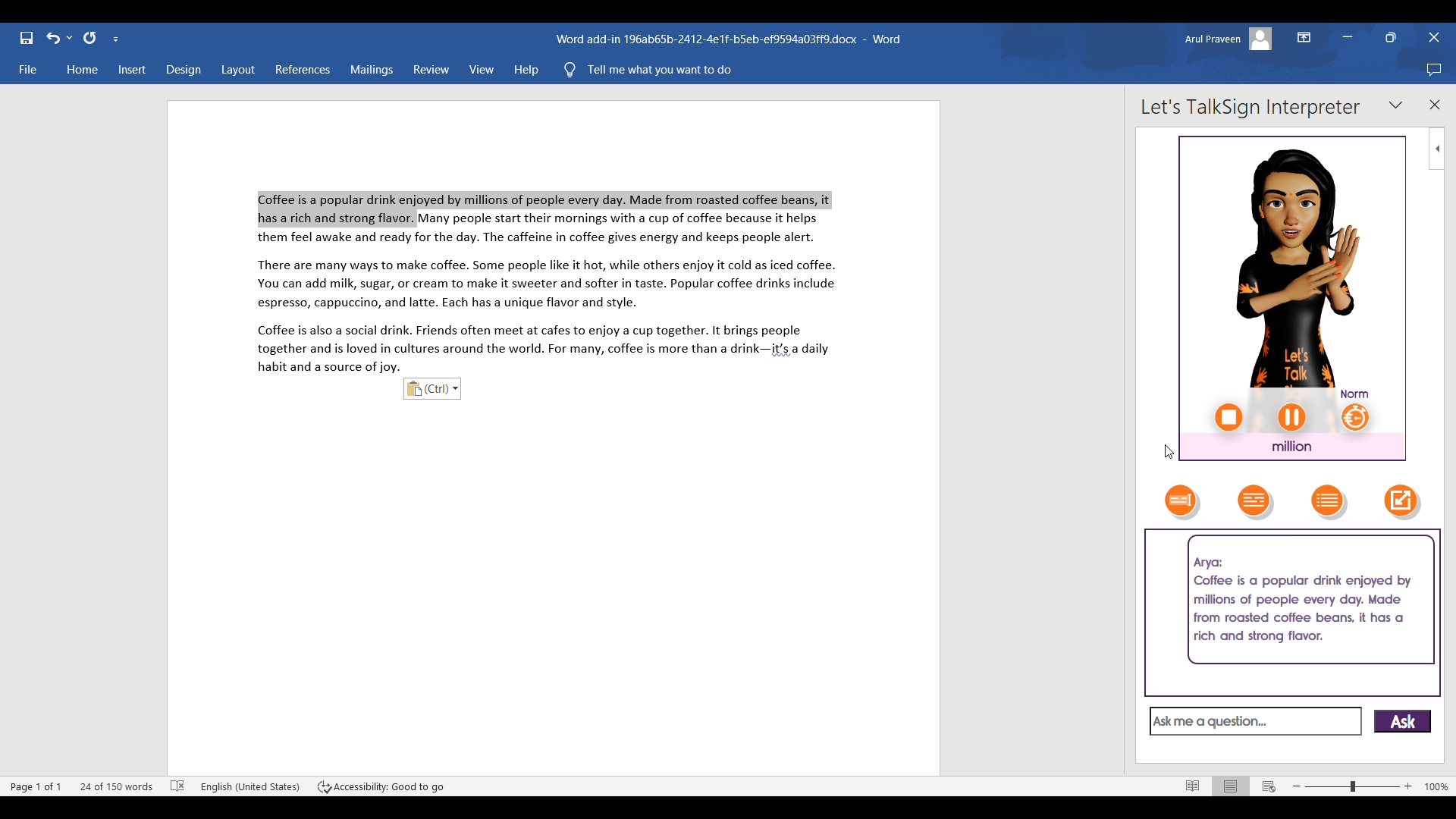 Let'sTalkSign App Screenshot