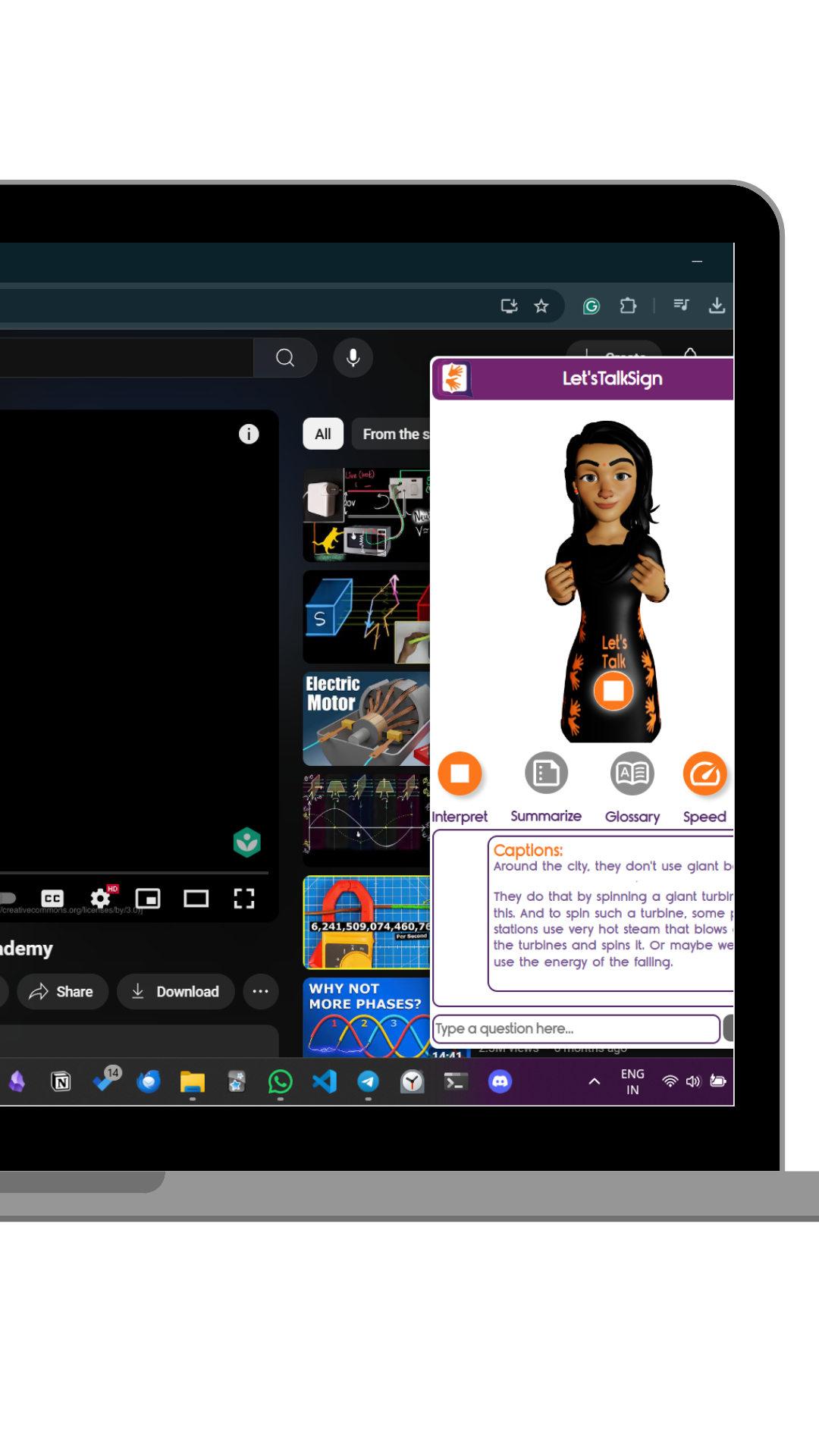 Real-Time Video Interpreter
