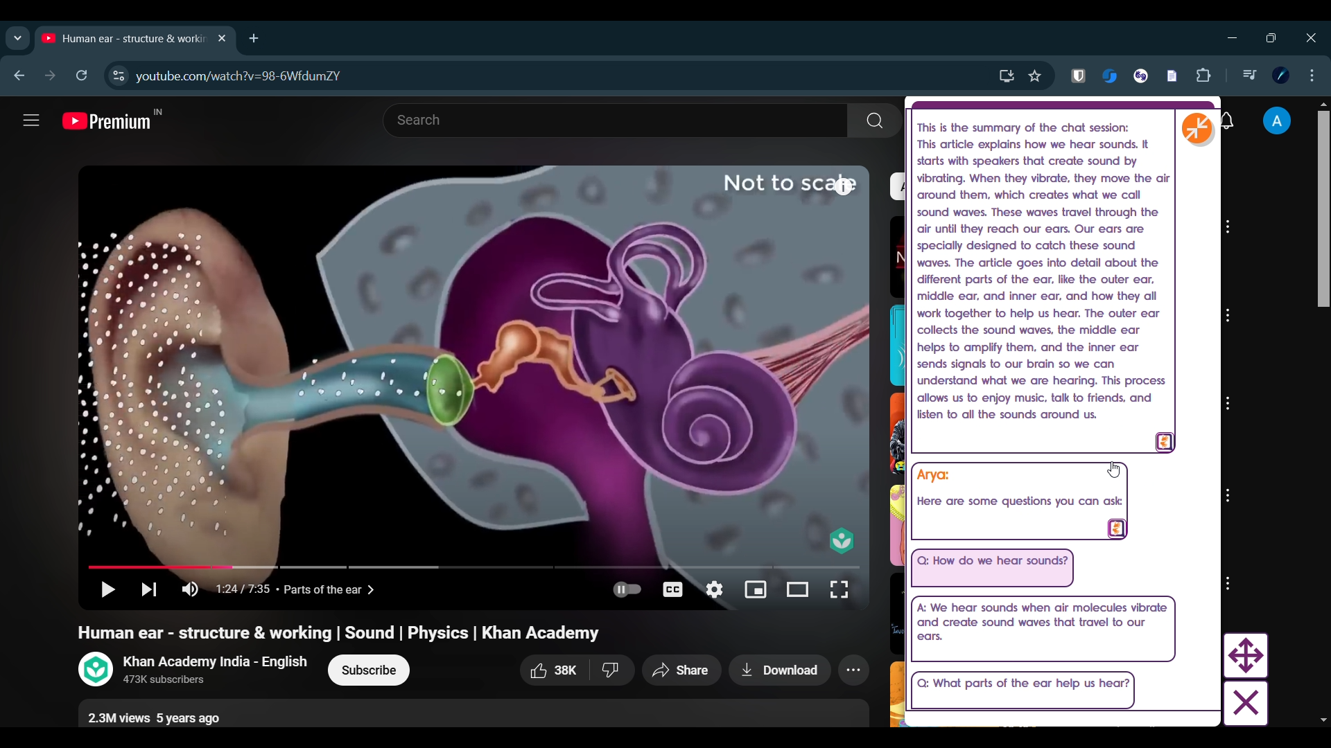 Let'sTalkSign Video Extension Screenshot